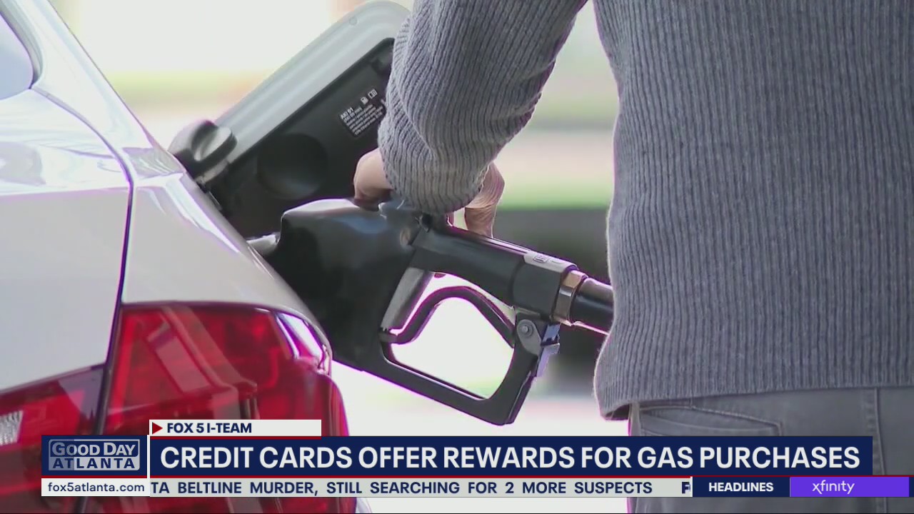 Credit cards offer rewards for gas purchases