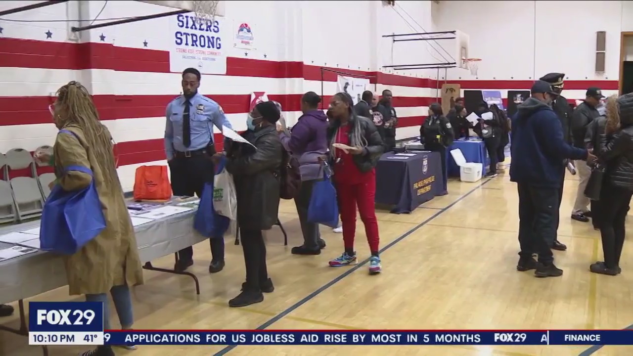 Police gather with North Philadelphia neighborhood informally to build better community relations