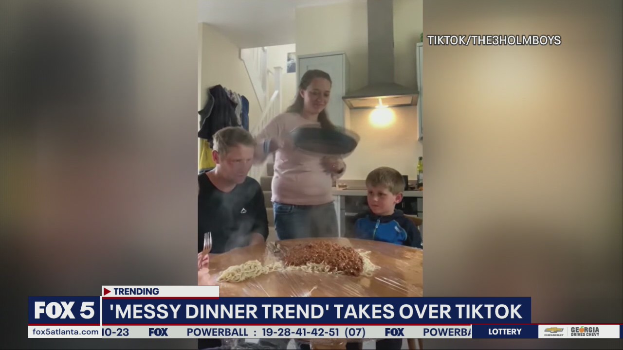 'Messy dinner' TikTok trend is... messy