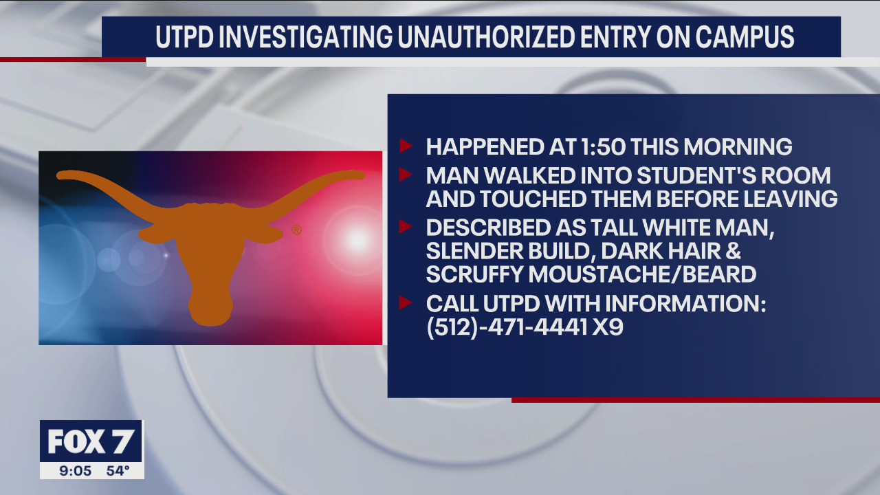 UTPD: Man walks into dorm room, touches student while they're sleeping