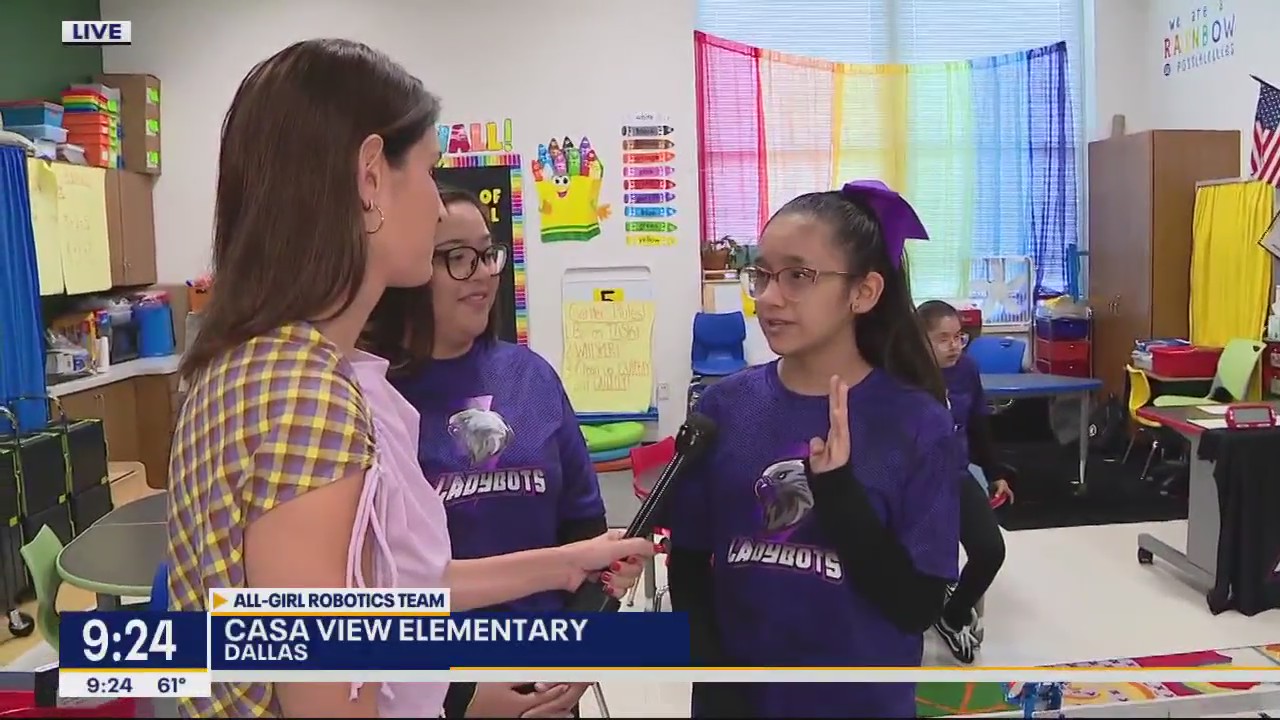 Casa View "Ladybots" robotics team discuss competing, breaking barriers