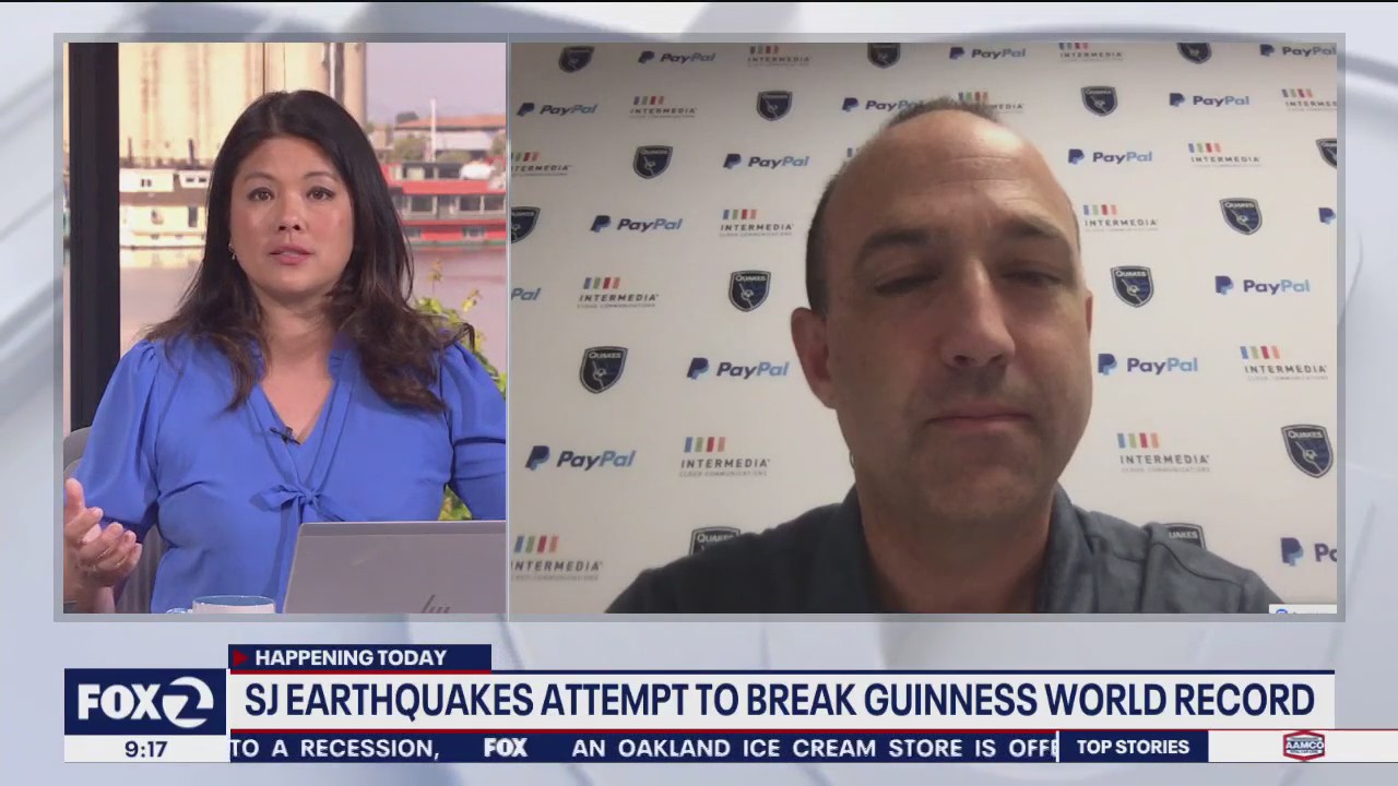 San Jose Earthquakes attempt to break Guinness World Record