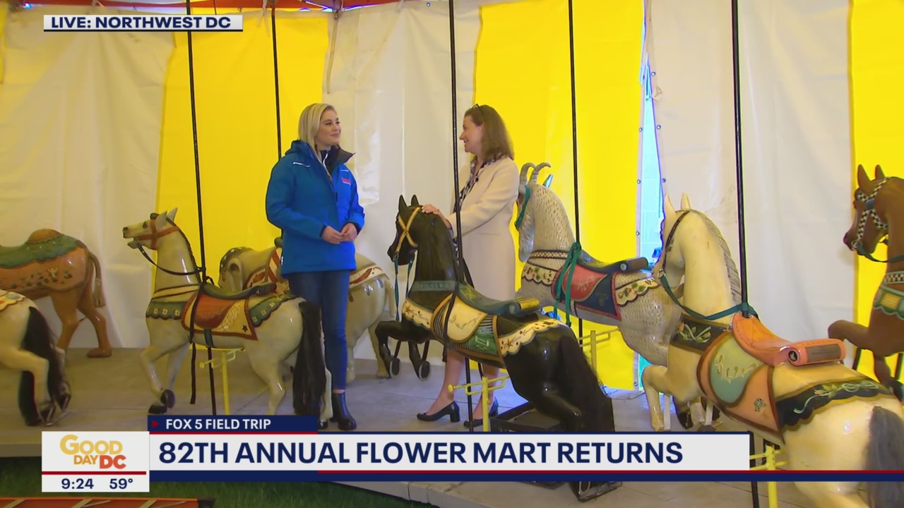 FOX 5 Field Trip: Annual Flower Mart returns to National Cathedral this weekend