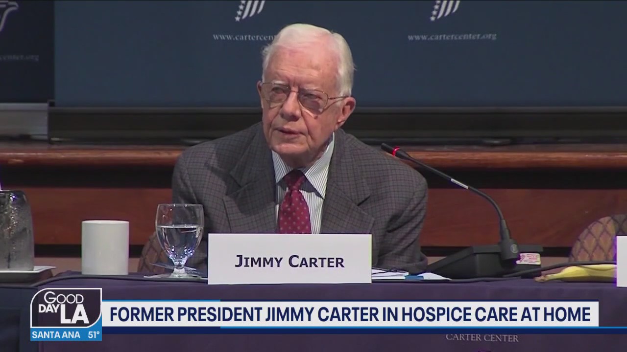 Former President Jimmy Carter in hospice care at home