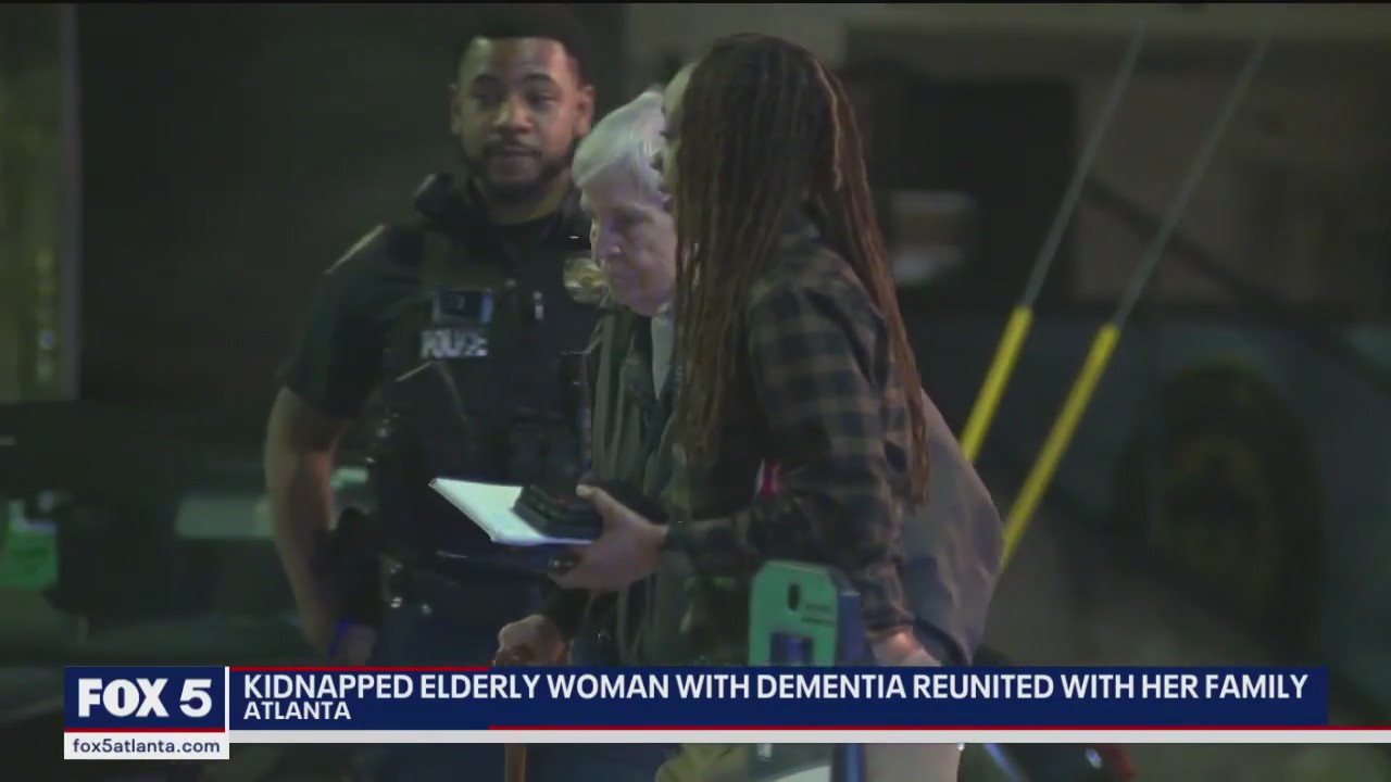 Kidnapped elderly woman reunited with family