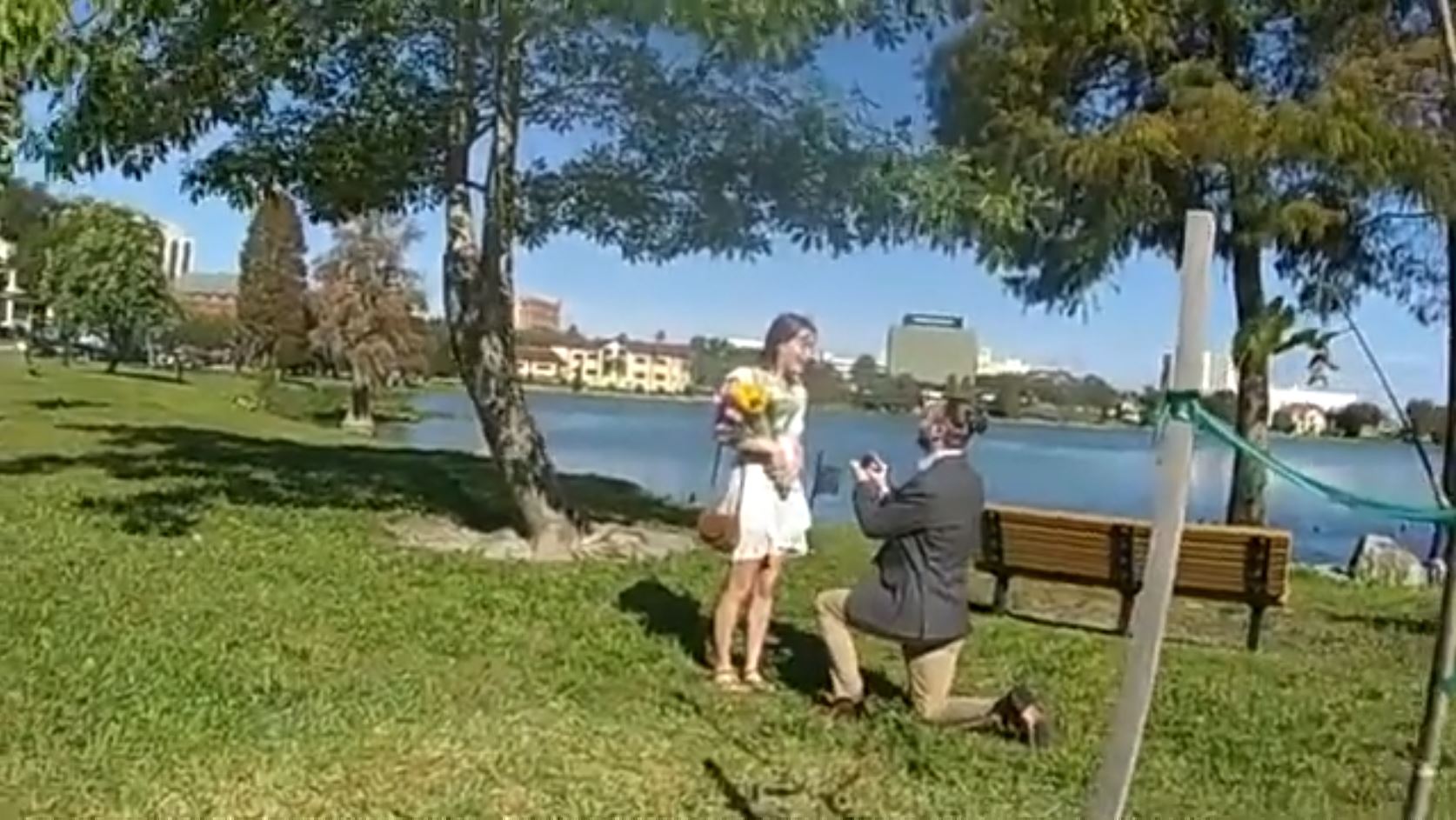 Man proposes to girlfriend with help from police