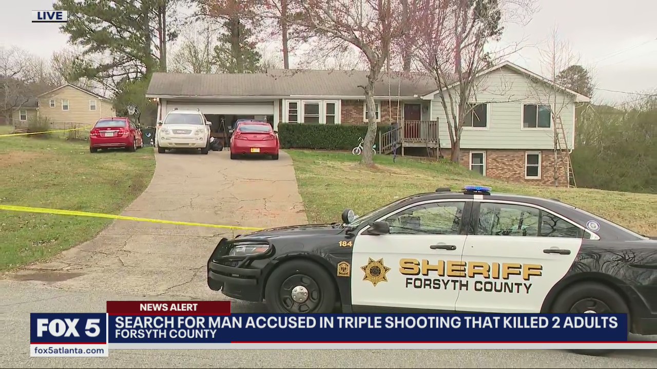 Search for man accused of deadly Forsyth County triple shooting