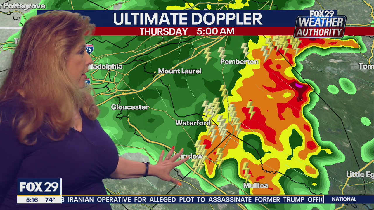 Weather Authority: Thursday, 5 a.m. forecast
