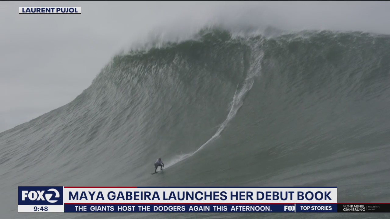 Big wave surfer Maya Gabeira launches debut book