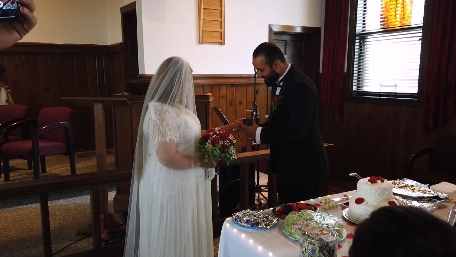 Afghan personnel marry in Indiana after family's evacuation