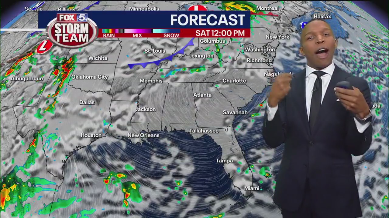 Thursday evening forecast