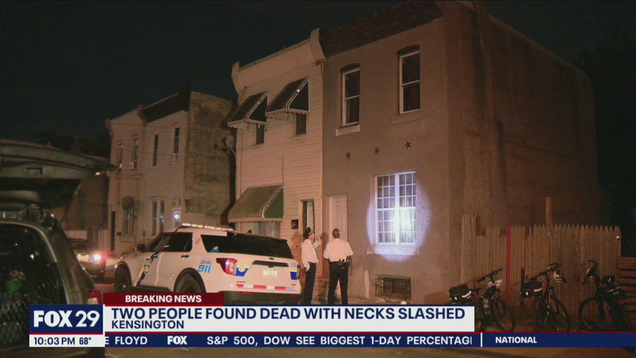 Suspicious deaths: 2 people found dead after being slashed in the neck in Kensington, police say