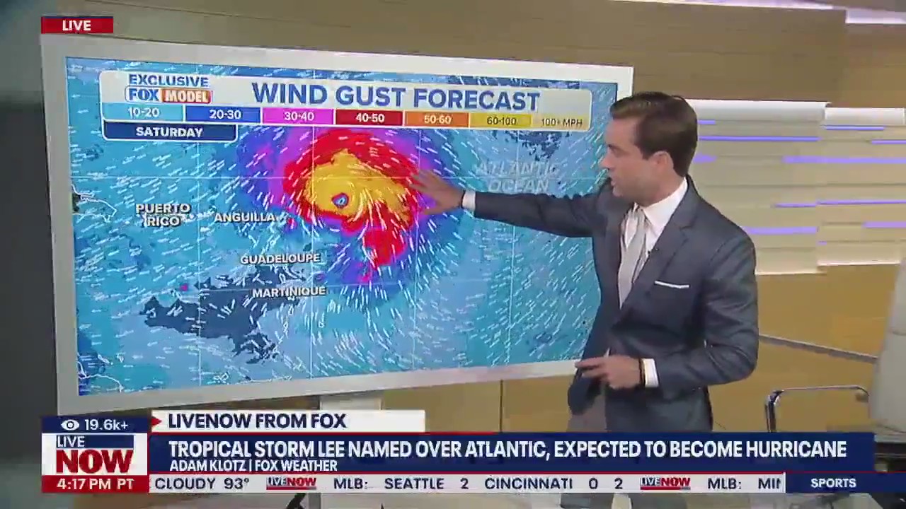Tropical Storm Lee to become major hurricane