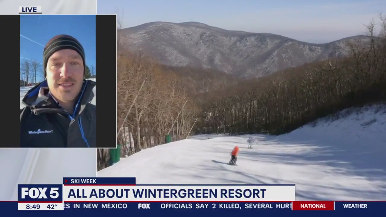 Hitting the slopes at Wintergreen Resort