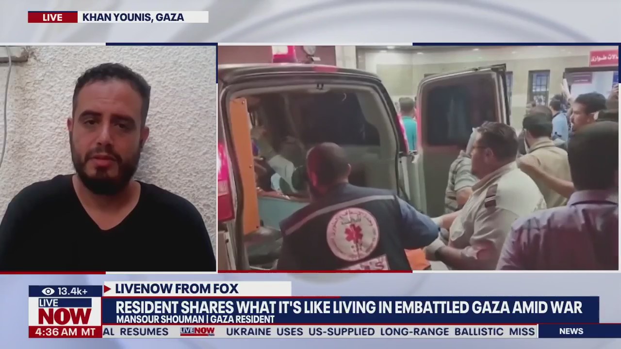 Gazan calls for cease fire amid hospital blast