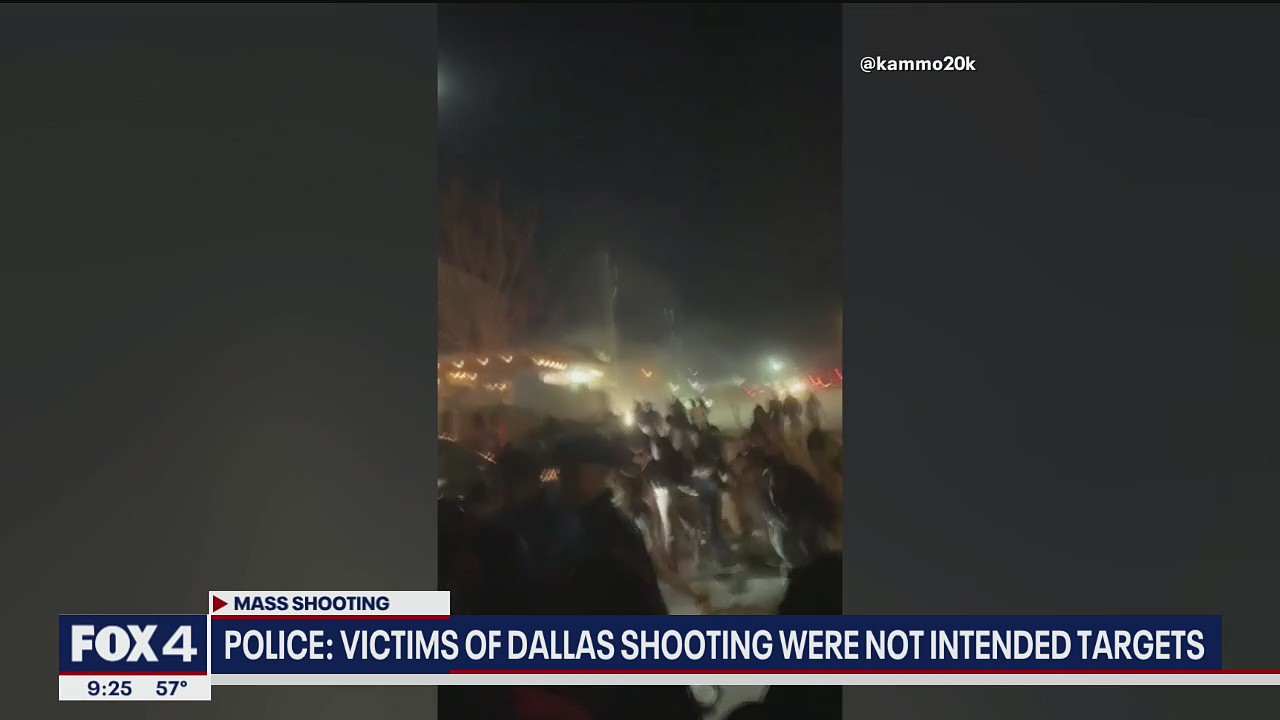 South Dallas mass shooting victims were not the intended targets, police say