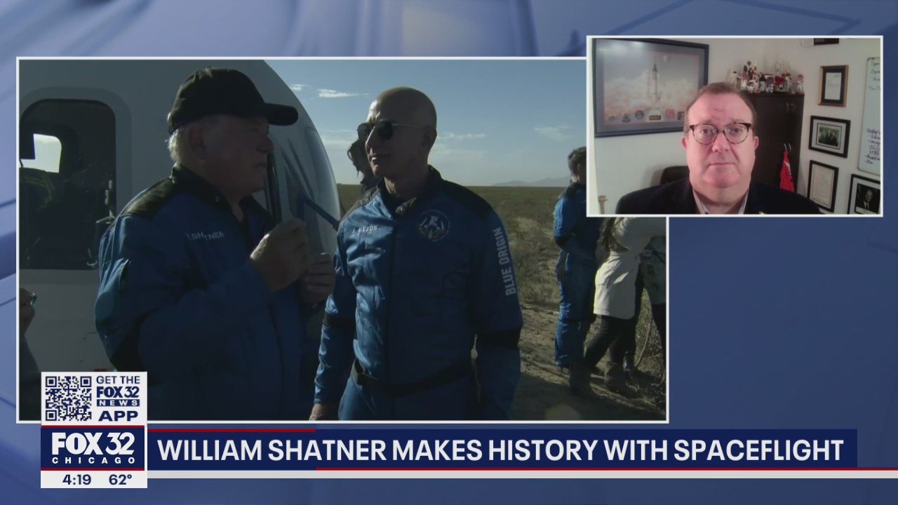 William Shatner makes history with spaceflight