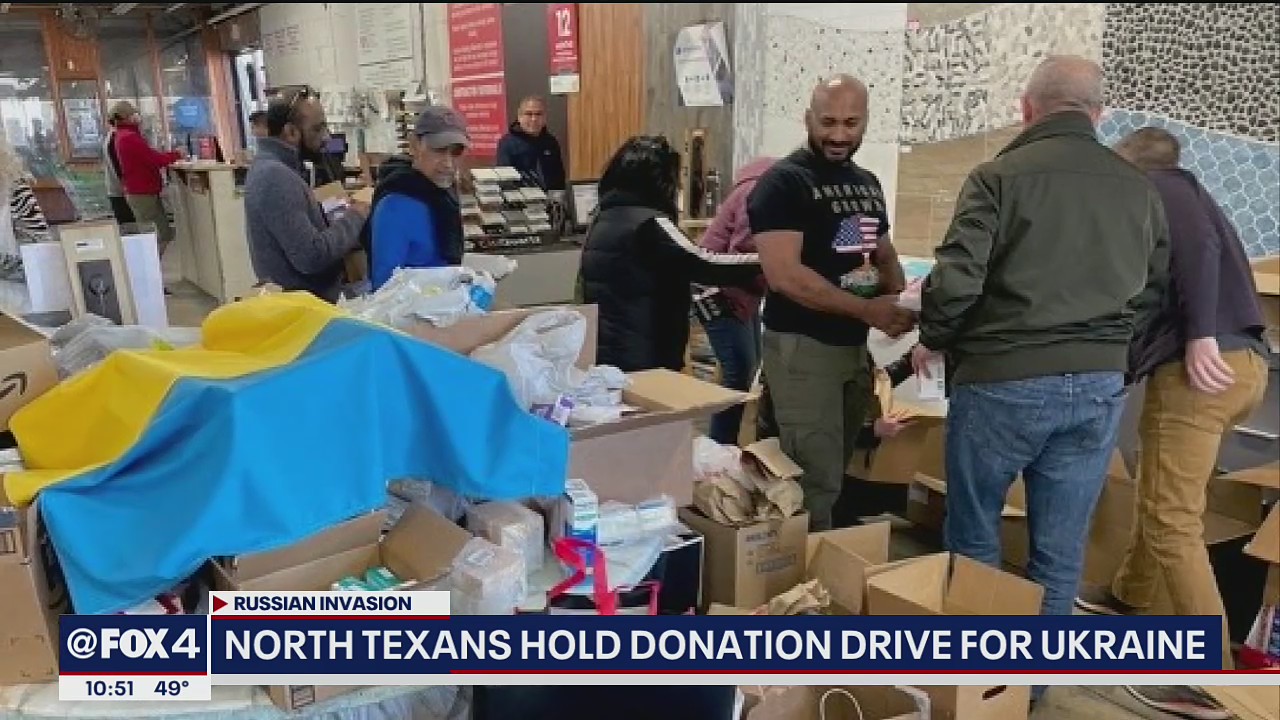 North Texans hold donation drive for Ukraine