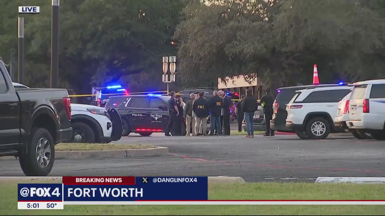 Tarrant County Sheriff's Office deputy shot at bank