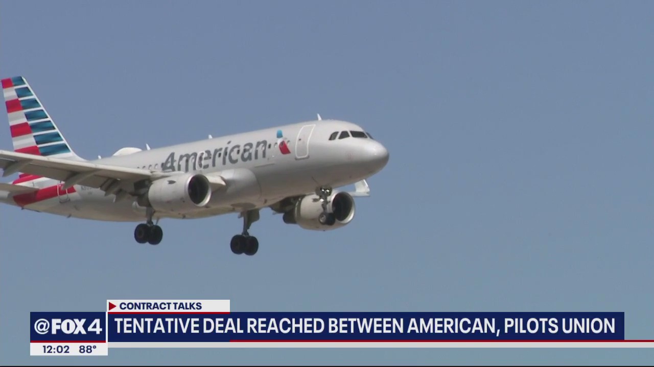 American Airlines, pilots union reach tentative deal