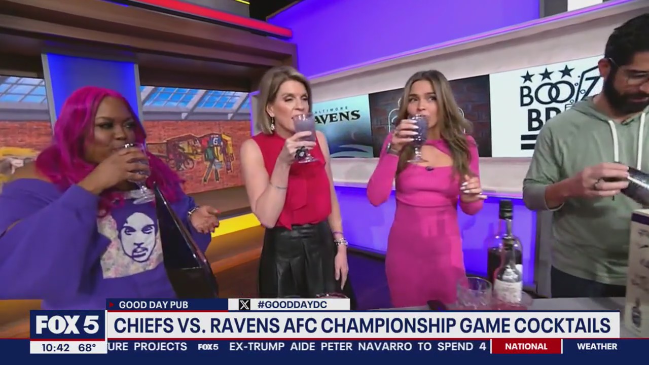 Chiefs vs. Ravens AFC Championship Game Cocktails