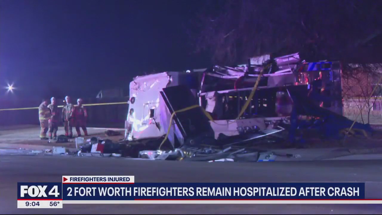 2 FW firefighters remain in hospital after crash
