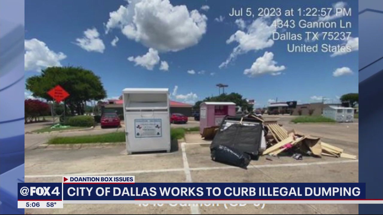 City of Dallas works to curb illegal dumping