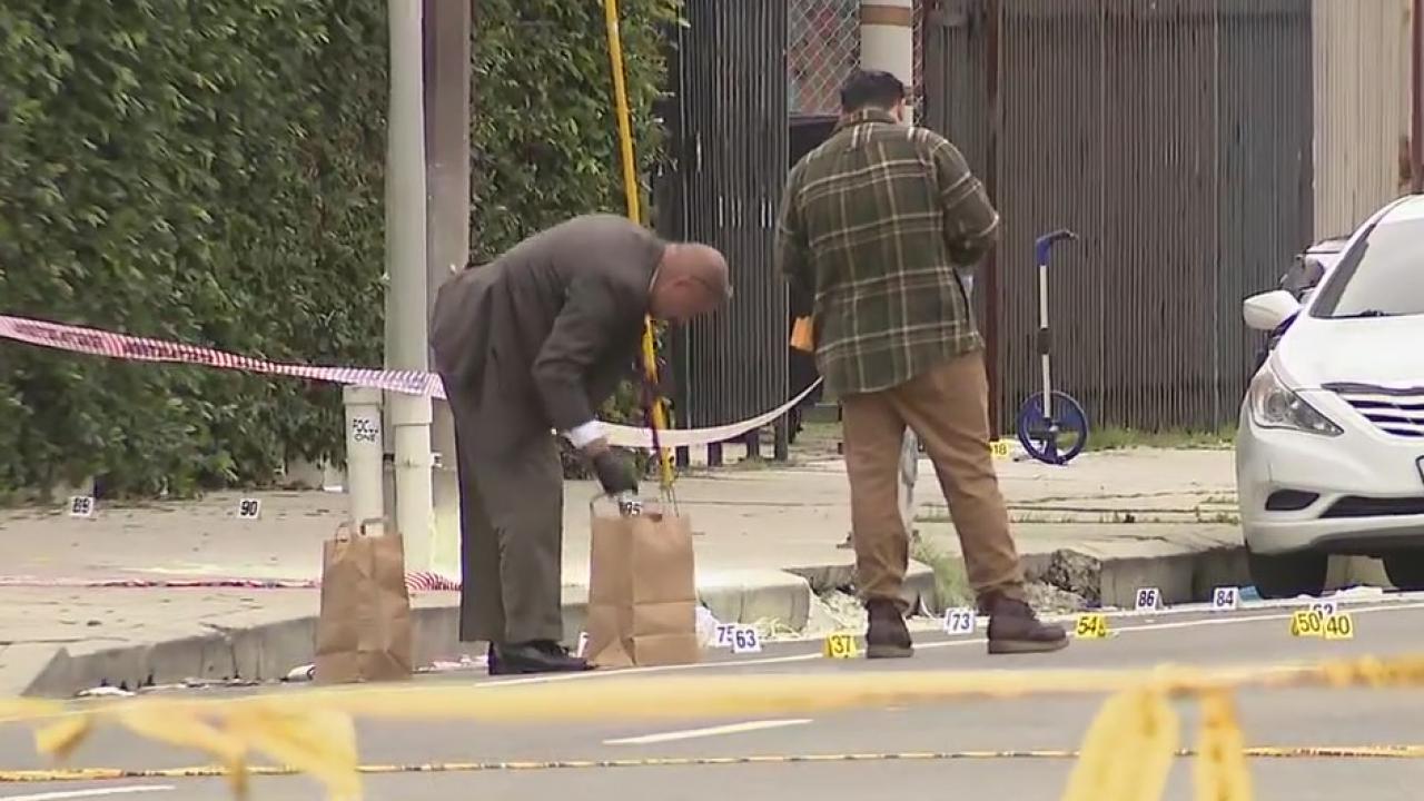 Gunshots ring out at warehouse party in South Los Angeles
