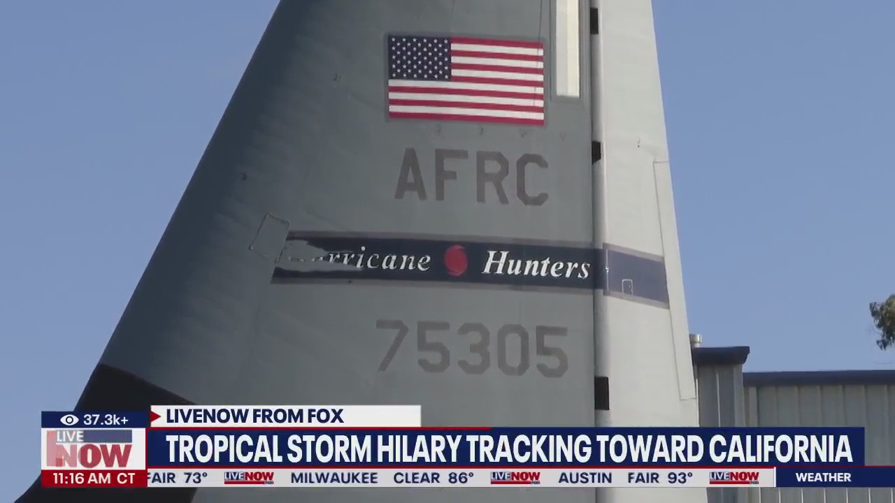 Hurricane Hilary: FOX flies with Hurricane Hunters