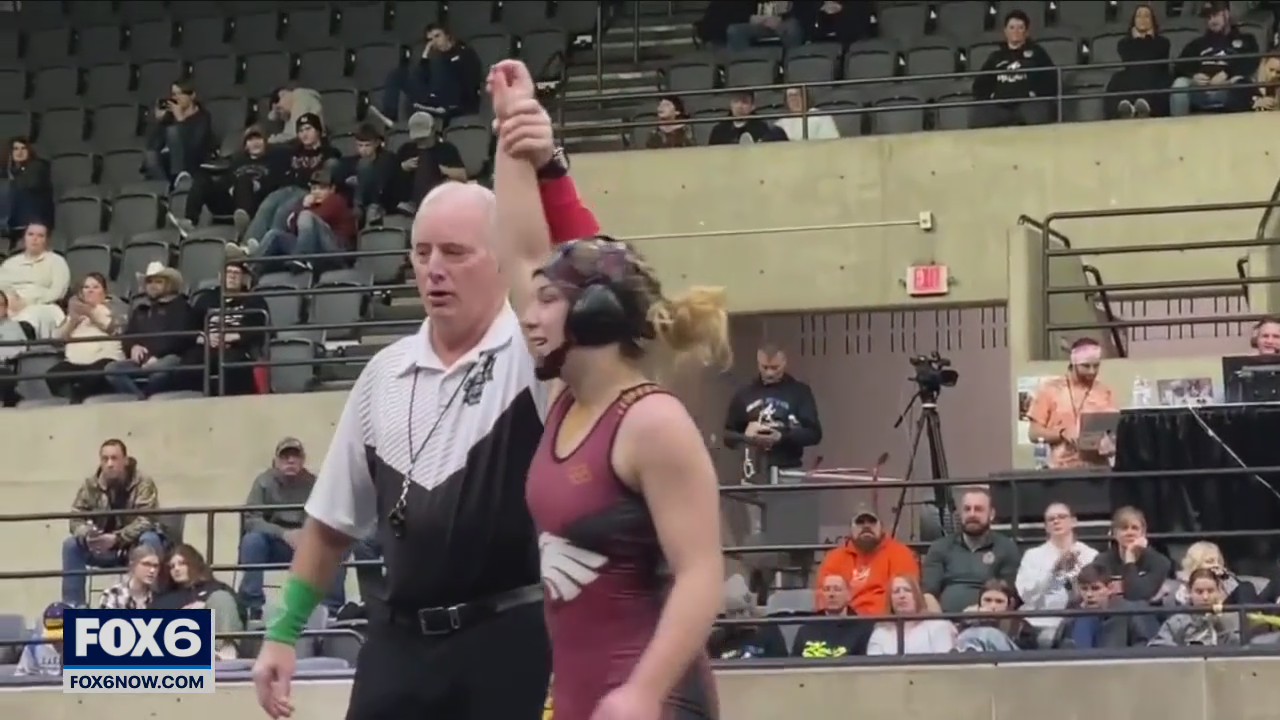 Wisconsin girls wrestling, Jefferson student-athlete wins state title