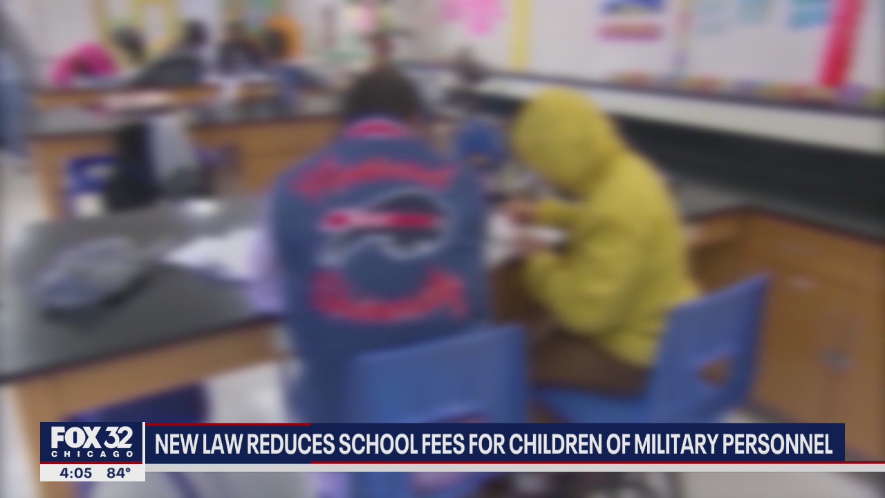 New law reduces school fees for children of military personnel