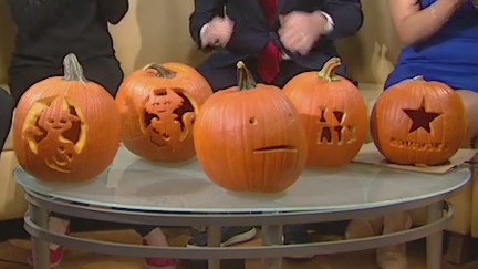 Good Day Austin anchors compete in pumpkin carving contest