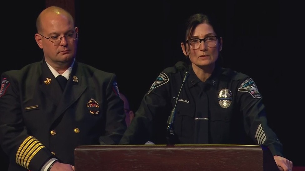 Burnsville memorial service: Chiefs Schwartz and Jungmann