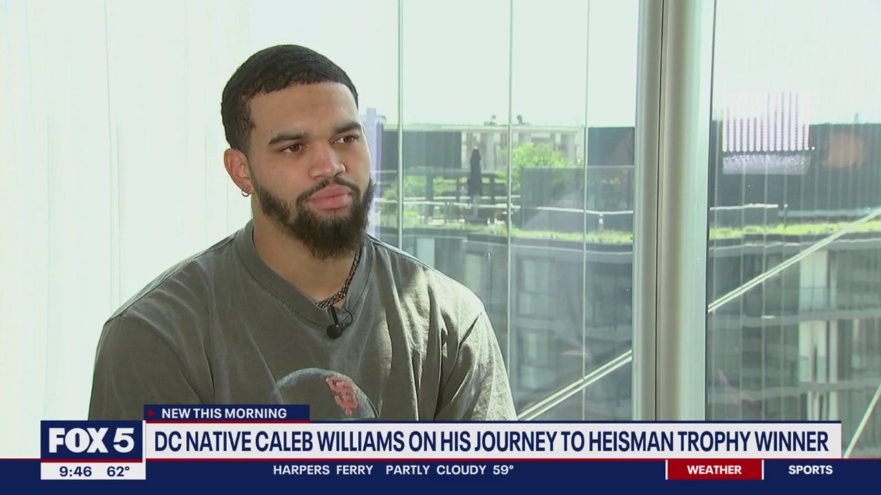 DC native Caleb Williams on winning Heisman Trophy