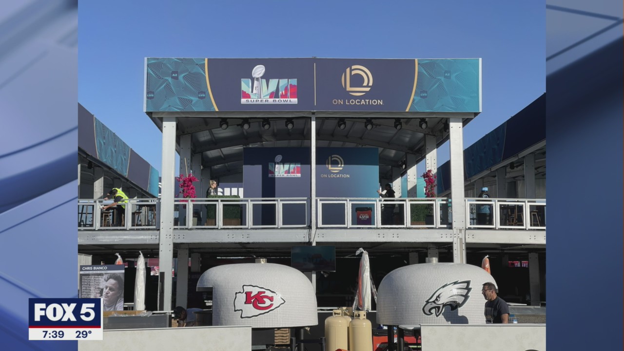 Local business helps serve up pizzas at Super Bowl LVII
