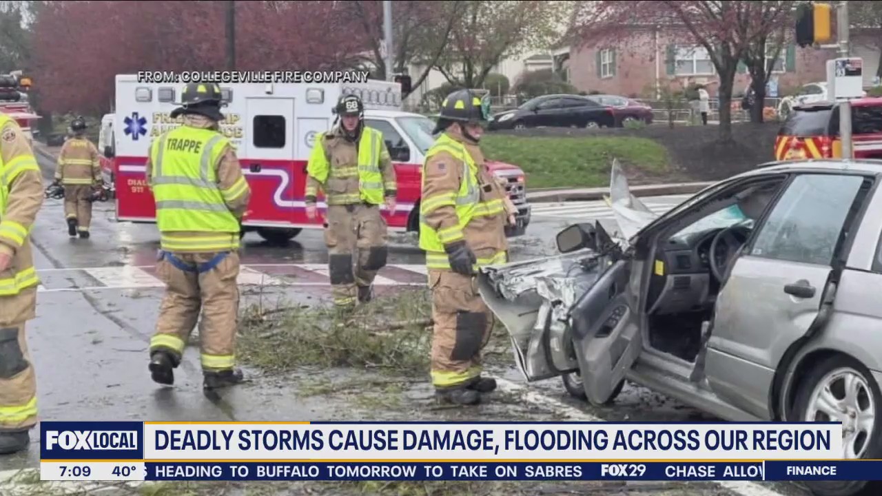 2 killed after dangerous storms topple trees across Delaware Valley