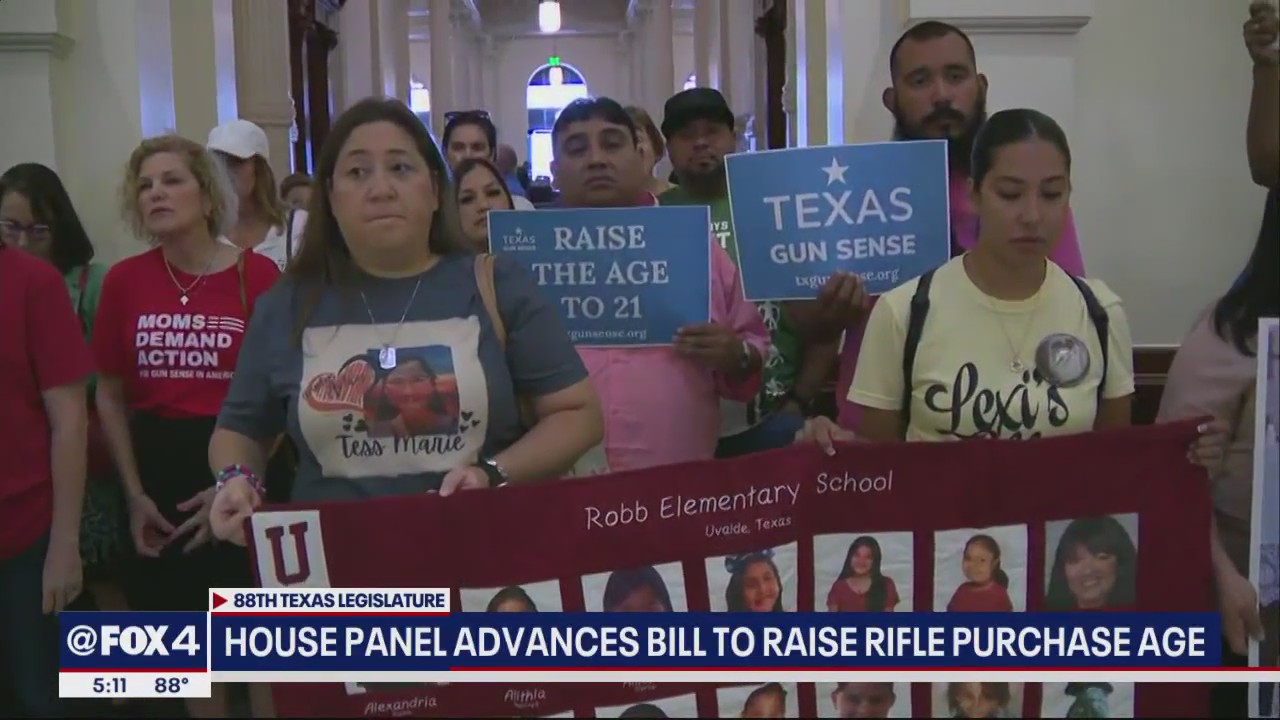 Texas House Panel advances bill to raise age to purchase some rifles