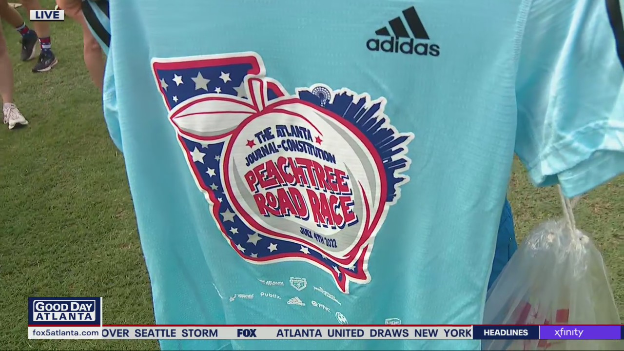 Runners hit the pavement at the Peachtree Road Race