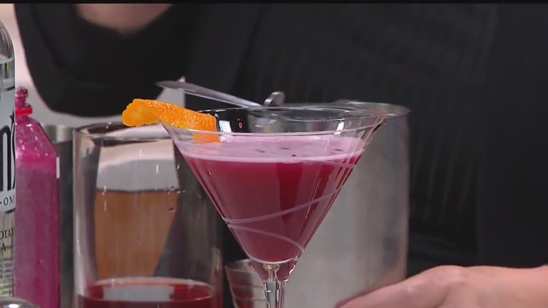 Creating spring-themed cocktails with Zim's Vodka