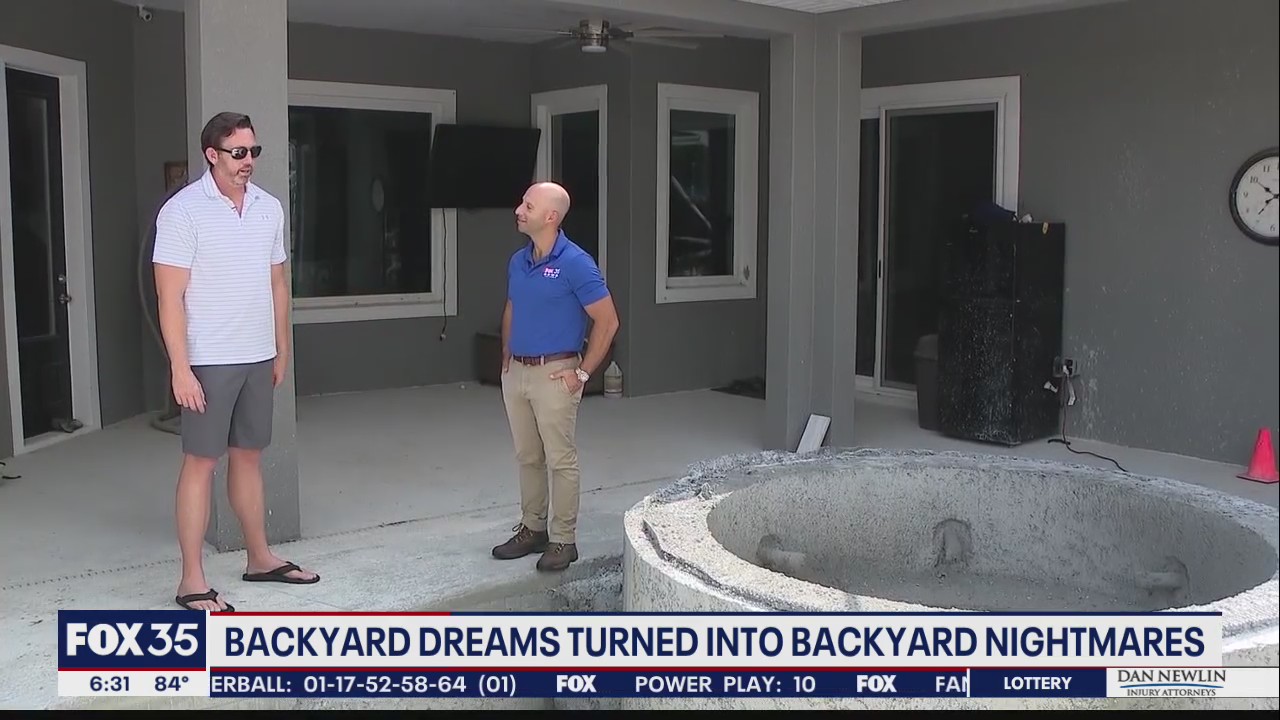 Backyard dreams for pool turn into nightmares, homeowner says