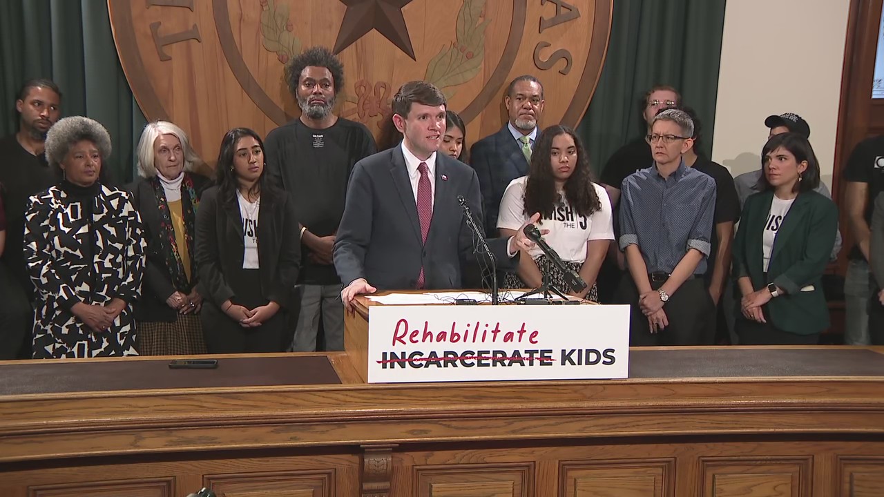 PRESS CONFERENCE: State Rep. Talarico talks about juvenile justice bill
