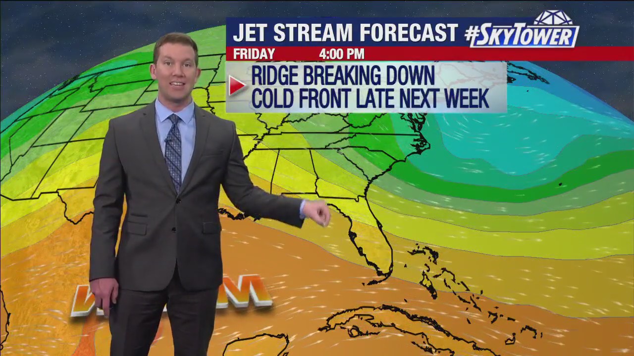 Friday evening forecast