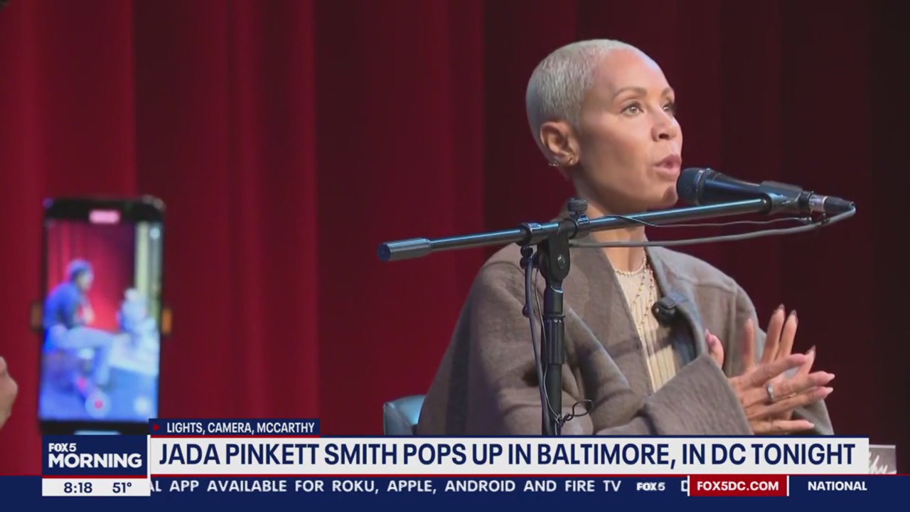 Jada Pinkett Smith, Will Smith reunite in Baltimore during book tour