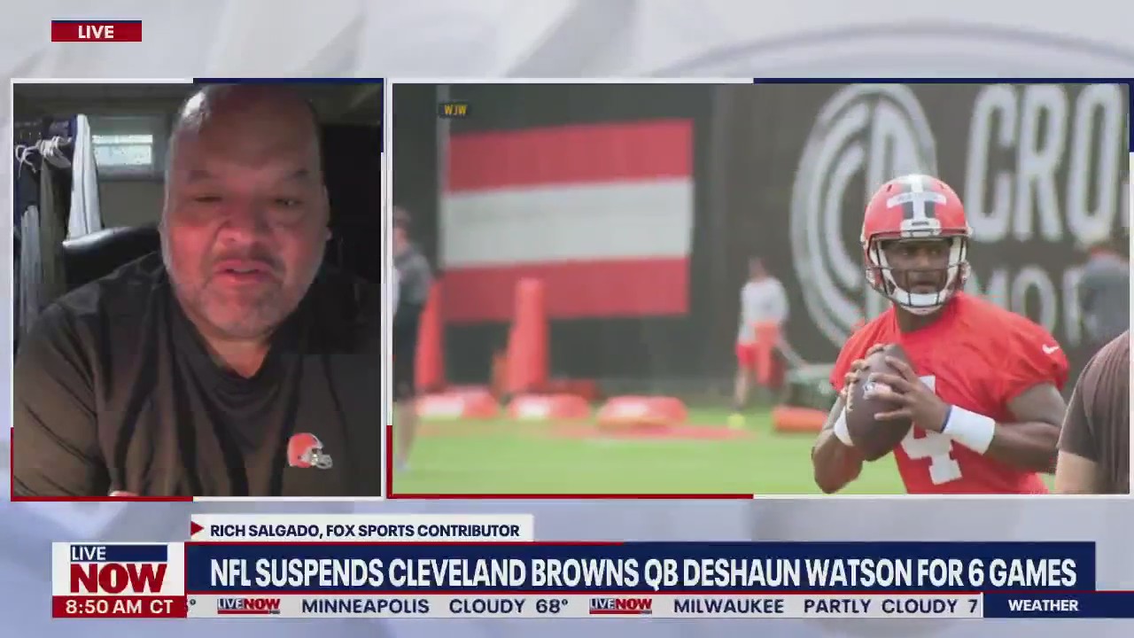 Deshaun Watson given six-game suspension over sexual misconduct accusations