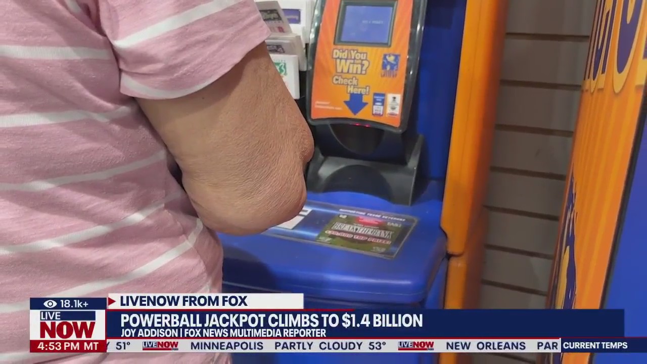 Powerball jackpot up to $1.4 billion after no winner