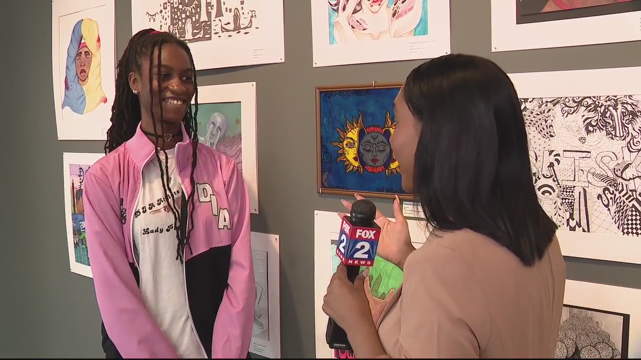 Detroit Public Schools' student art exhibit showcases young talent at the DIA