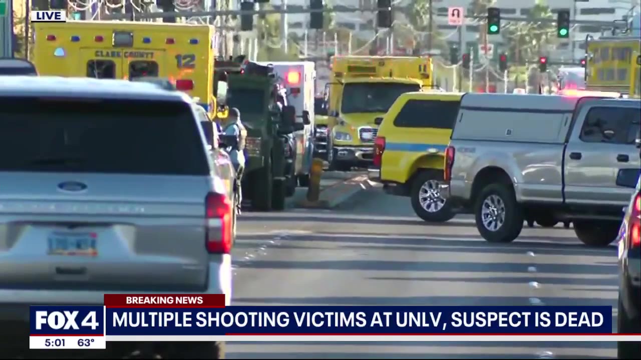 UNLV shooting suspect dead, 'multiple victims'