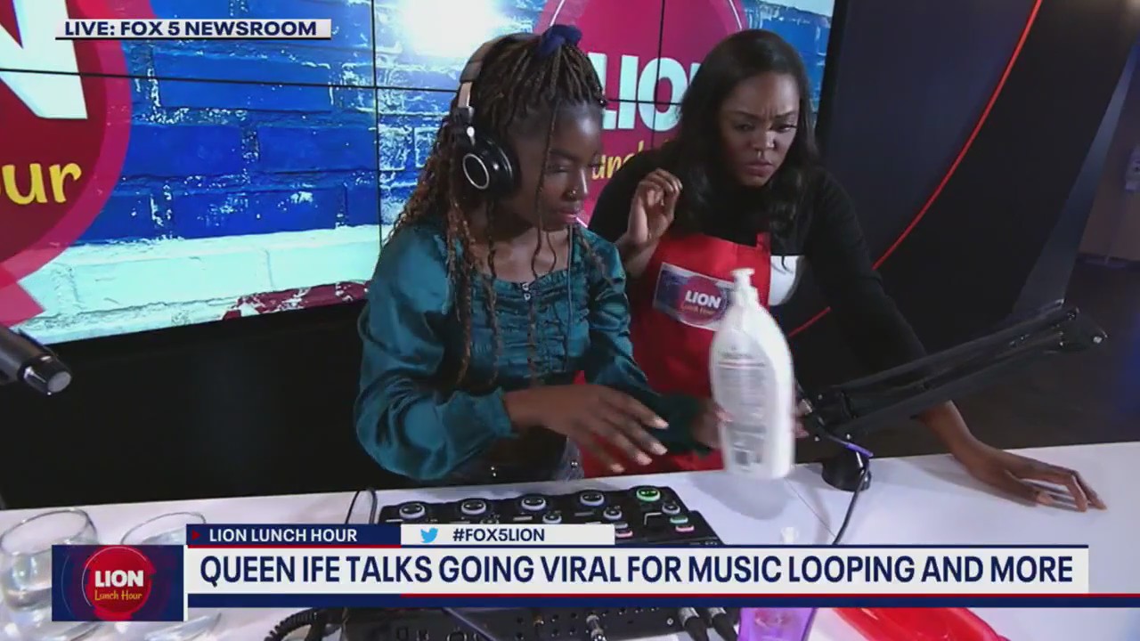 Viral sensation Queen Ife creates unique beats with LION Lunch Hour