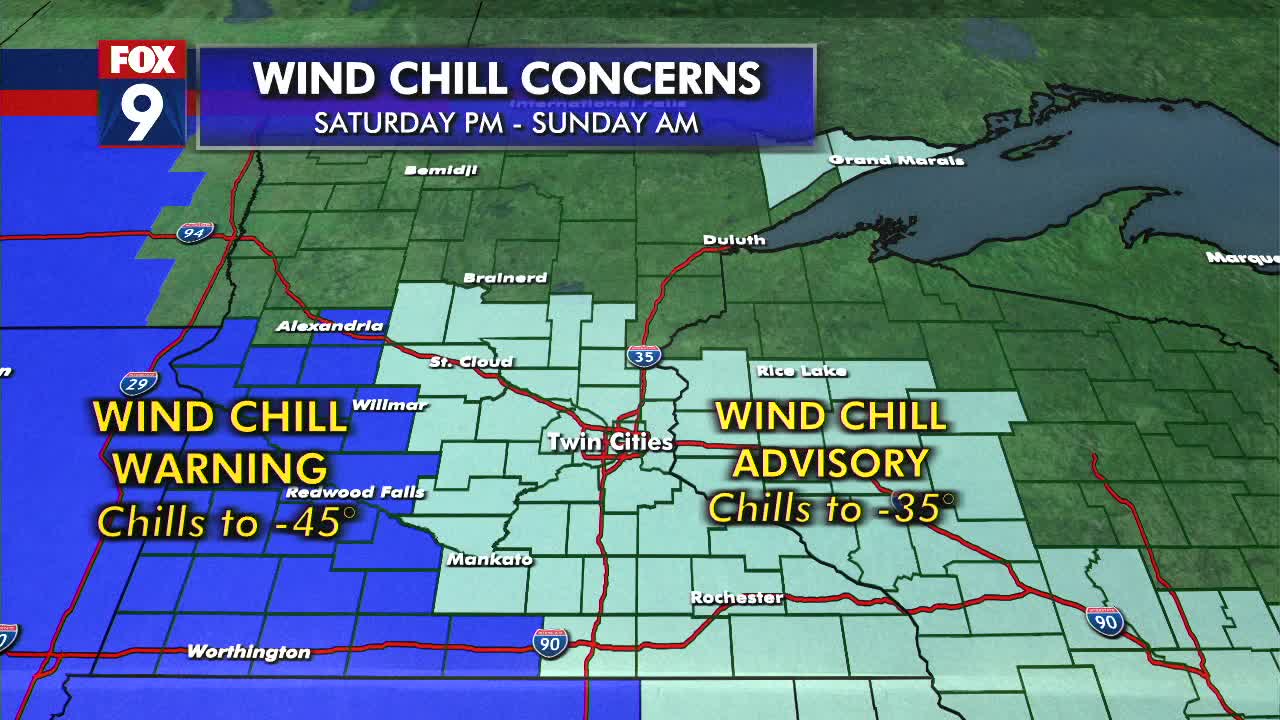 MN weather: Frigid temps, blowing snow