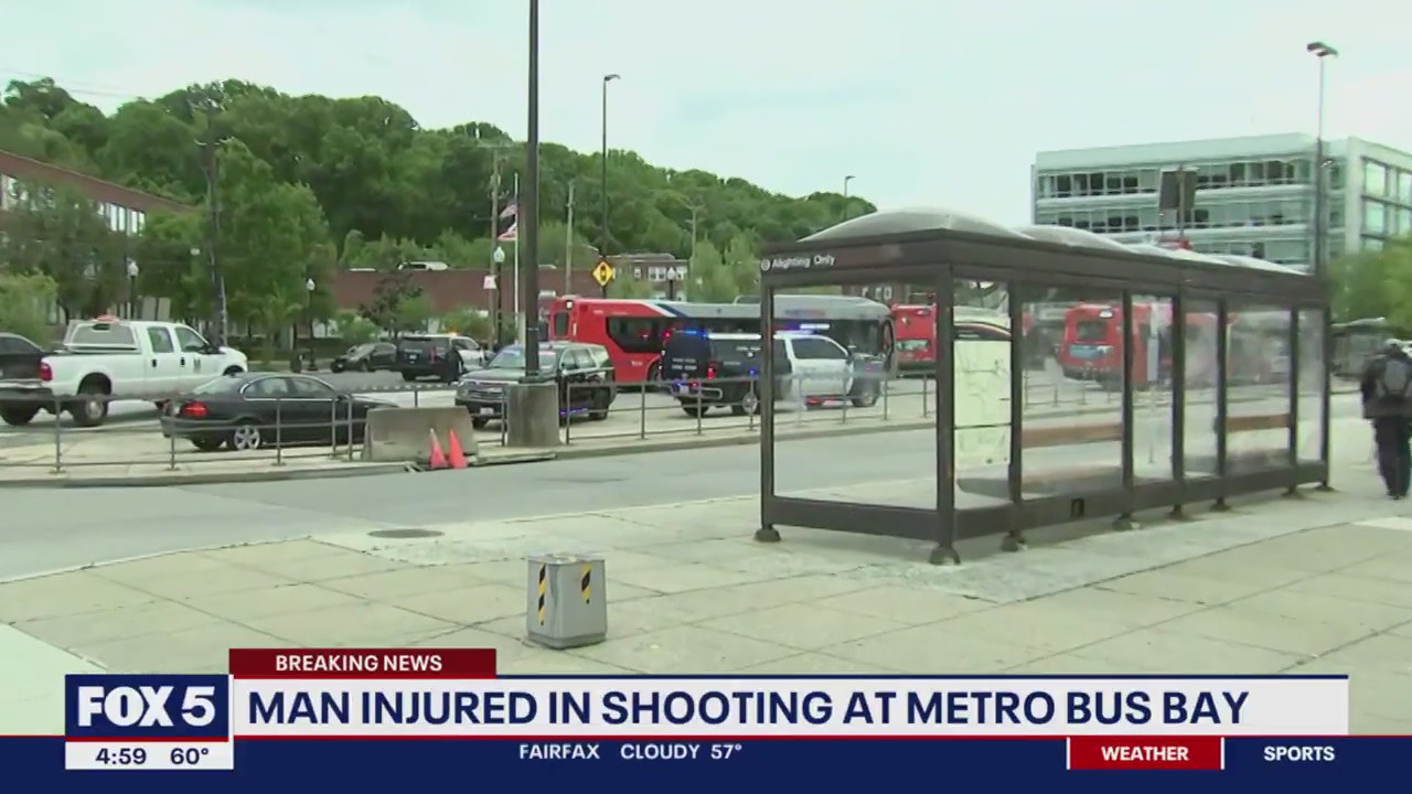 Man injured in shooting at Metrobus bay